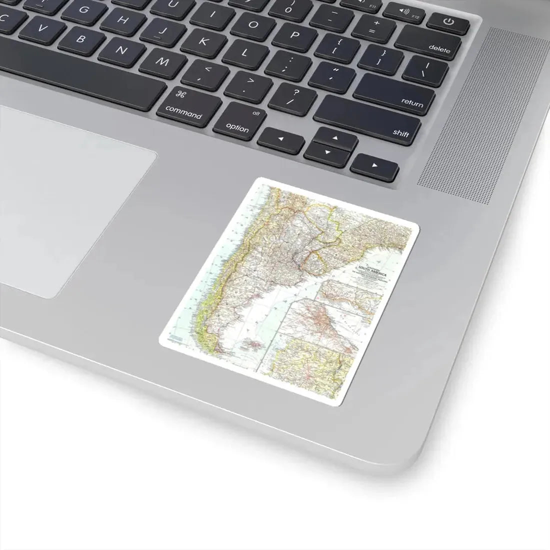 South America - Southern (1958) (Map) STICKER Vinyl Kiss-Cut Decal - The Sticker Space