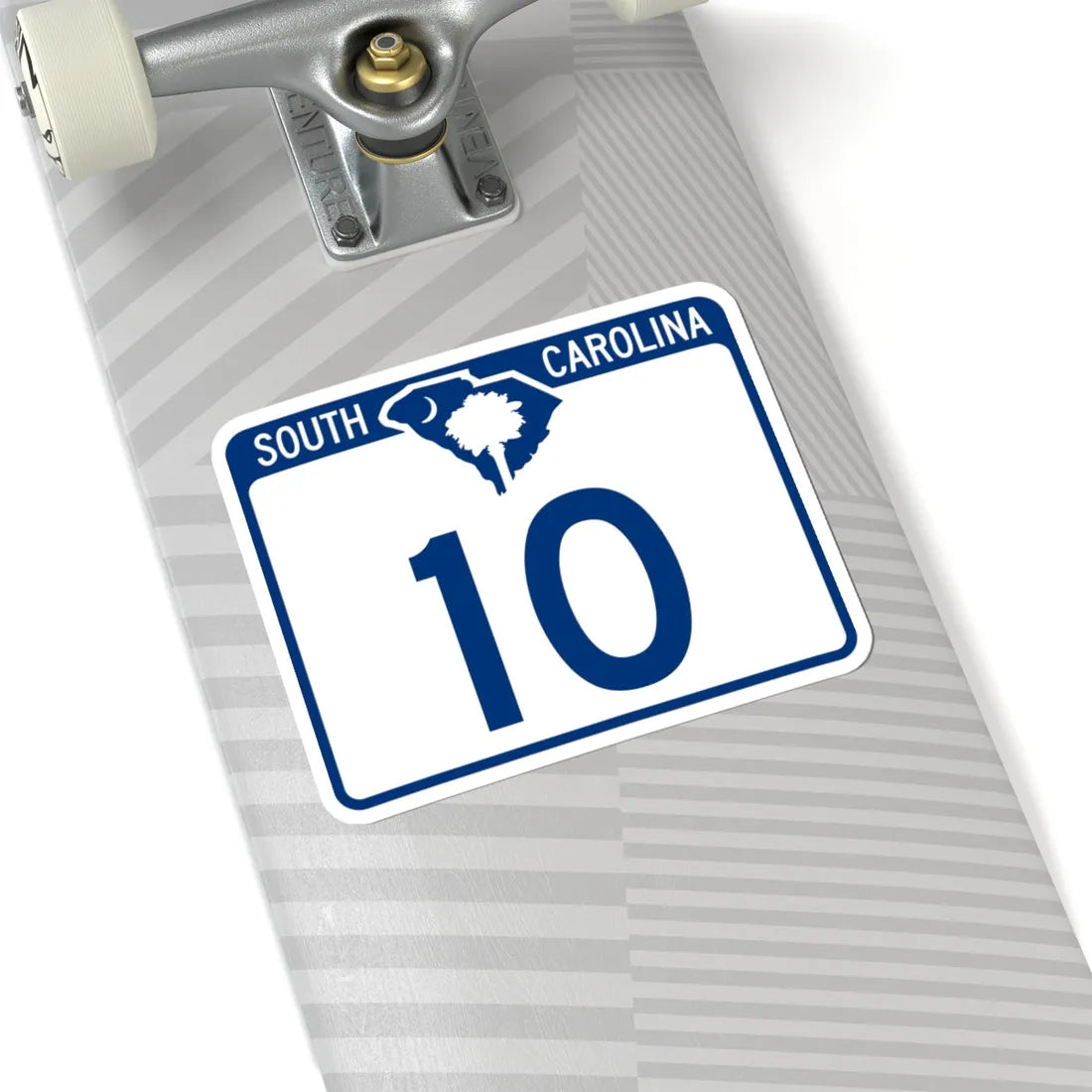 South Carolina 10 (South Carolina) (Road Sign) STICKER Vinyl Kiss-Cut Decal - The Sticker Space