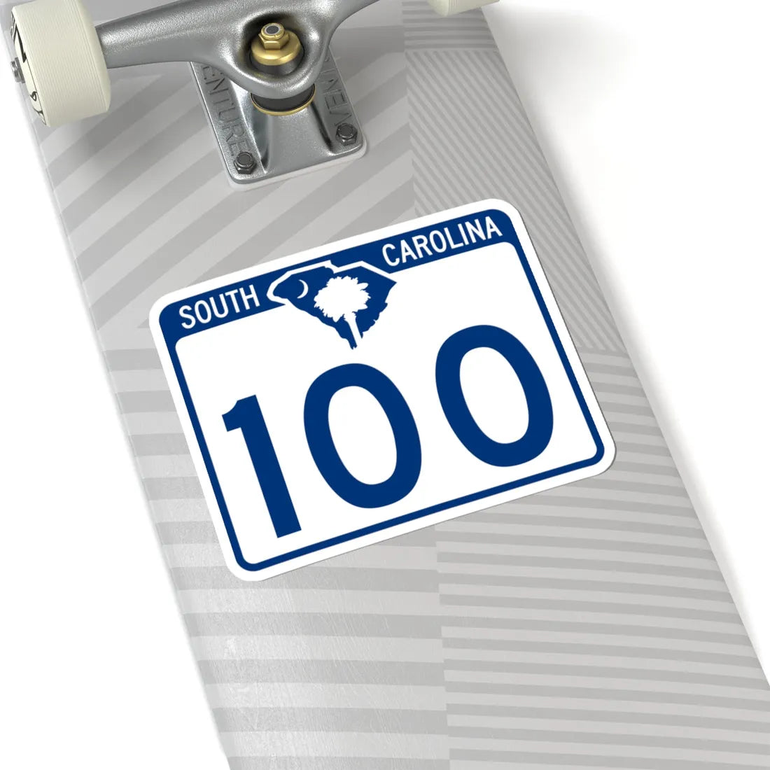 South Carolina 100 (South Carolina) (Road Sign) STICKER Vinyl Kiss-Cut Decal - The Sticker Space