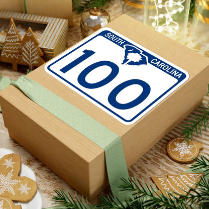 South Carolina 100 (South Carolina) (Road Sign) STICKER Vinyl Kiss-Cut Decal - The Sticker Space