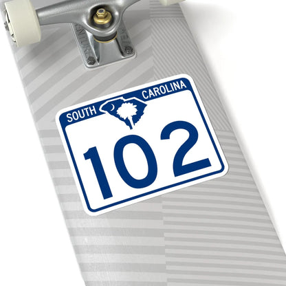 South Carolina 102 (South Carolina) (Road Sign) STICKER Vinyl Kiss-Cut Decal - The Sticker Space