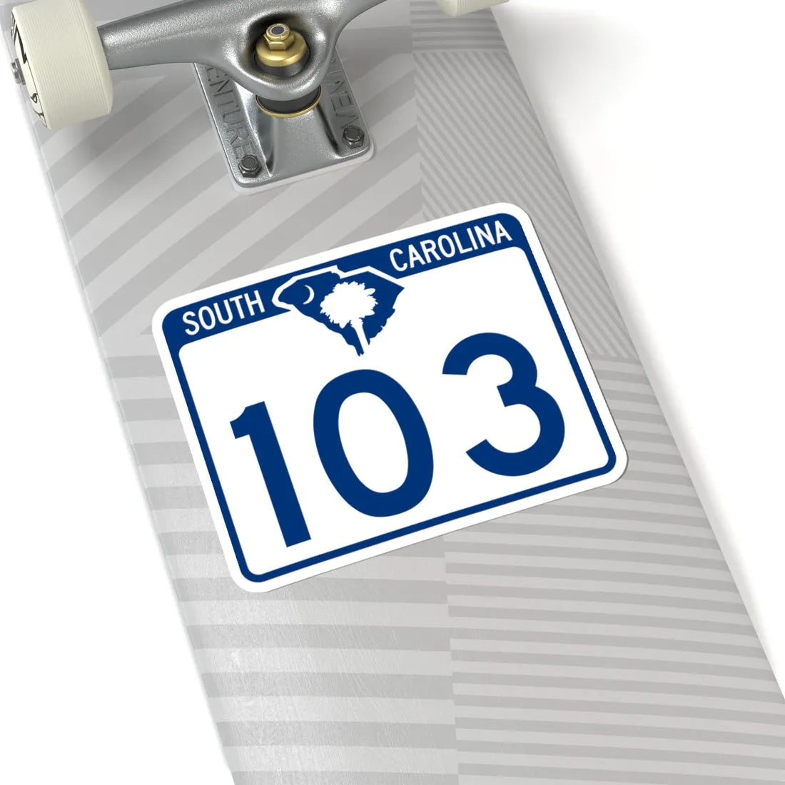 South Carolina 103 (South Carolina) (Road Sign) STICKER Vinyl Kiss-Cut Decal - The Sticker Space