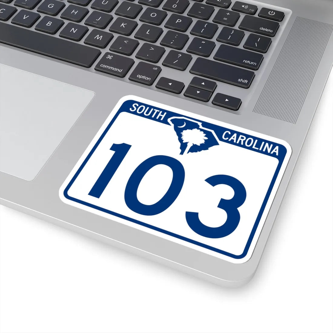 South Carolina 103 (South Carolina) (Road Sign) STICKER Vinyl Kiss-Cut Decal - The Sticker Space