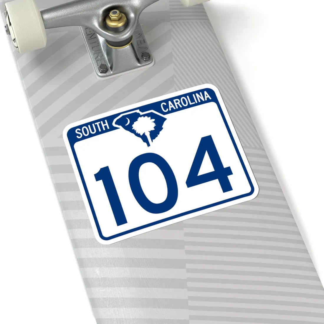 South Carolina 104 (South Carolina) (Road Sign) STICKER Vinyl Kiss-Cut Decal - The Sticker Space