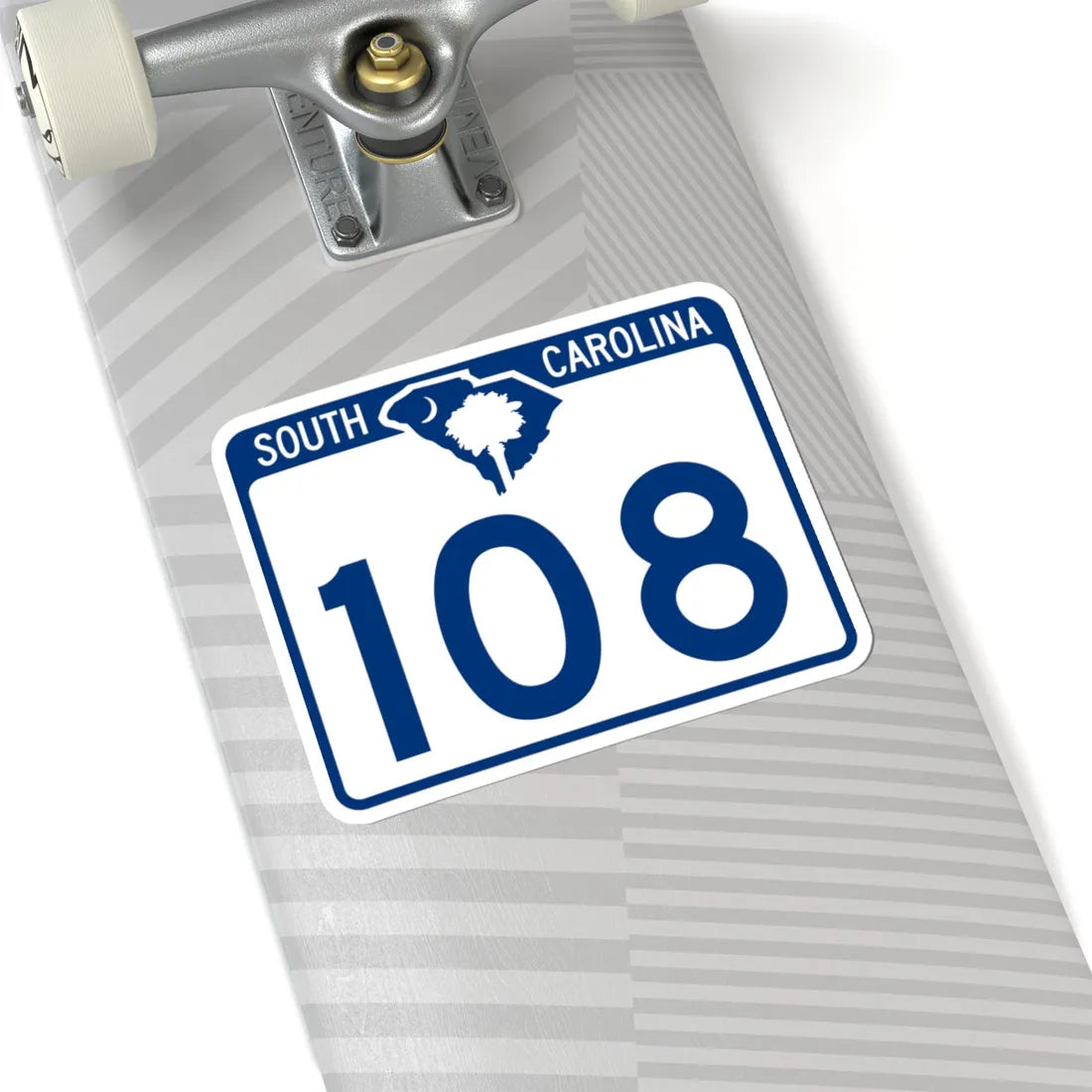 South Carolina 108 (South Carolina) (Road Sign) STICKER Vinyl Kiss-Cut Decal - The Sticker Space