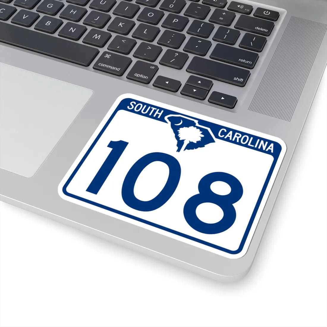 South Carolina 108 (South Carolina) (Road Sign) STICKER Vinyl Kiss-Cut Decal - The Sticker Space