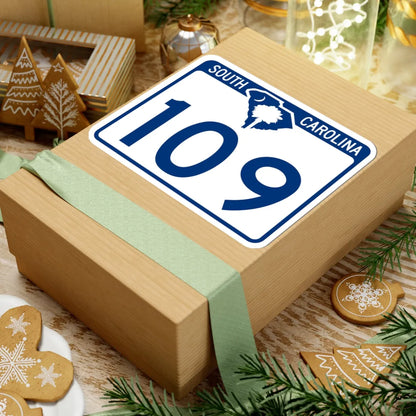 South Carolina 109 (South Carolina) (Road Sign) STICKER Vinyl Kiss-Cut Decal - The Sticker Space