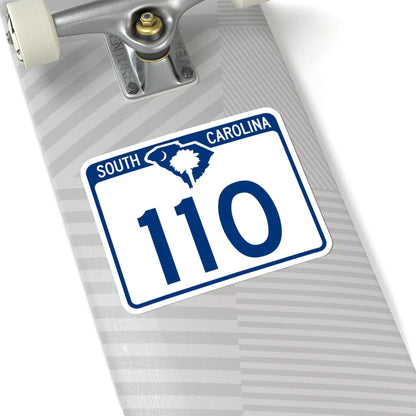 South Carolina 110 (South Carolina) (Road Sign) STICKER Vinyl Kiss-Cut Decal - The Sticker Space