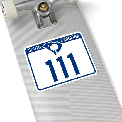 South Carolina 111 (South Carolina) (Road Sign) STICKER Vinyl Kiss-Cut Decal - The Sticker Space