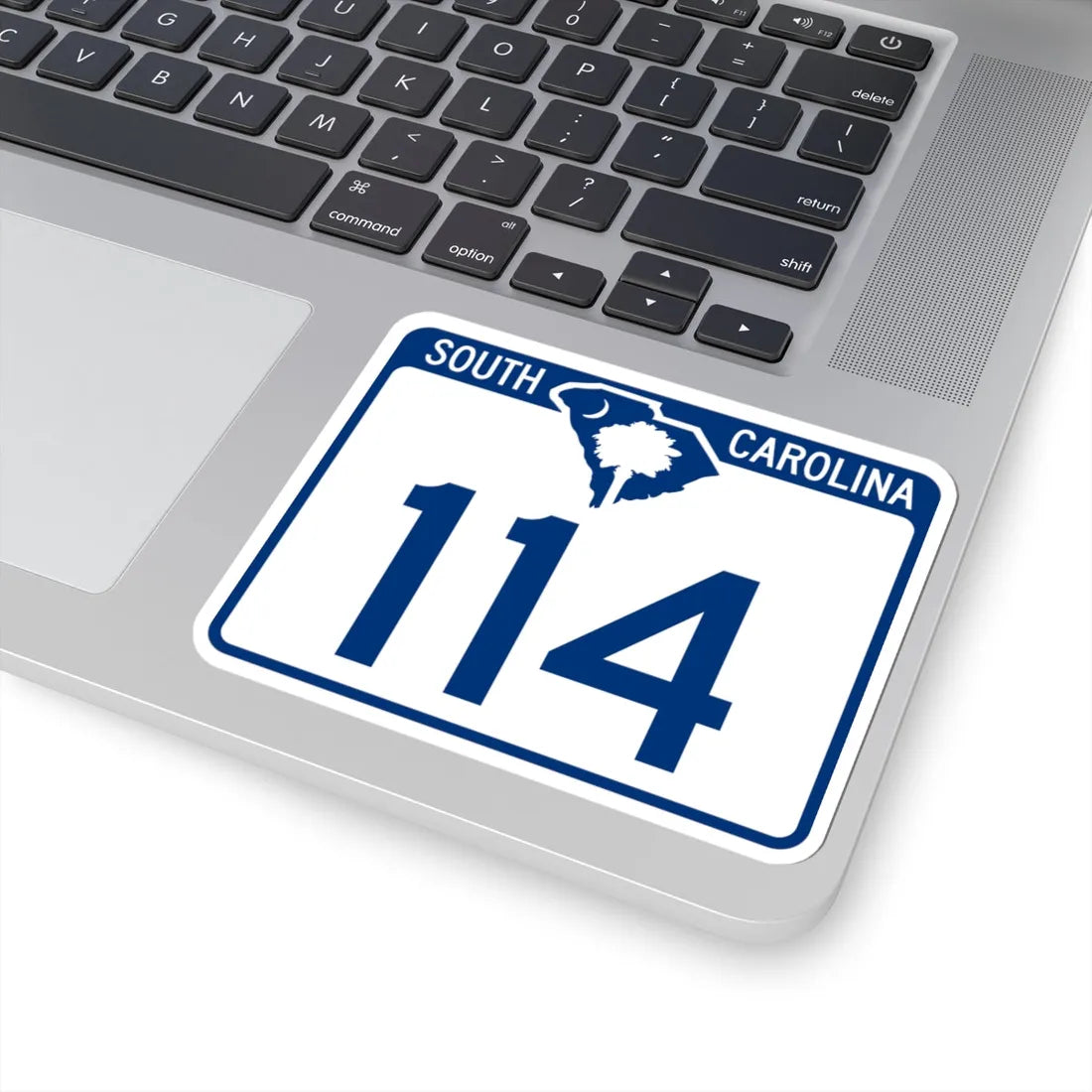 South Carolina 114 (South Carolina) (Road Sign) STICKER Vinyl Kiss-Cut Decal - The Sticker Space