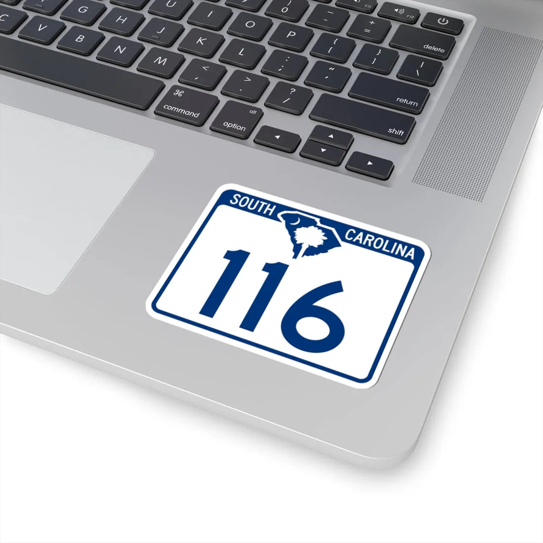 South Carolina 116 (South Carolina) (Road Sign) STICKER Vinyl Kiss-Cut Decal - The Sticker Space