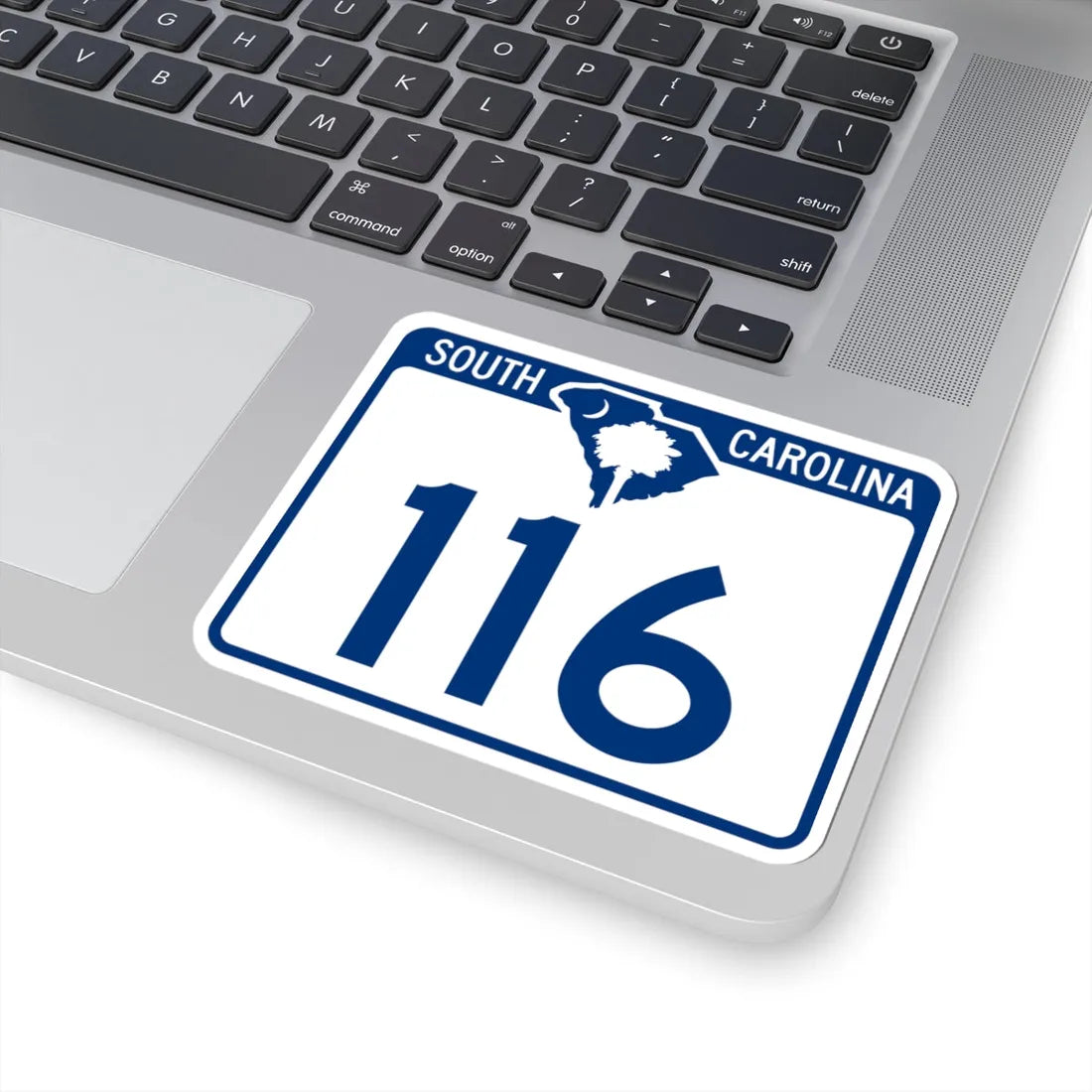 South Carolina 116 (South Carolina) (Road Sign) STICKER Vinyl Kiss-Cut Decal - The Sticker Space