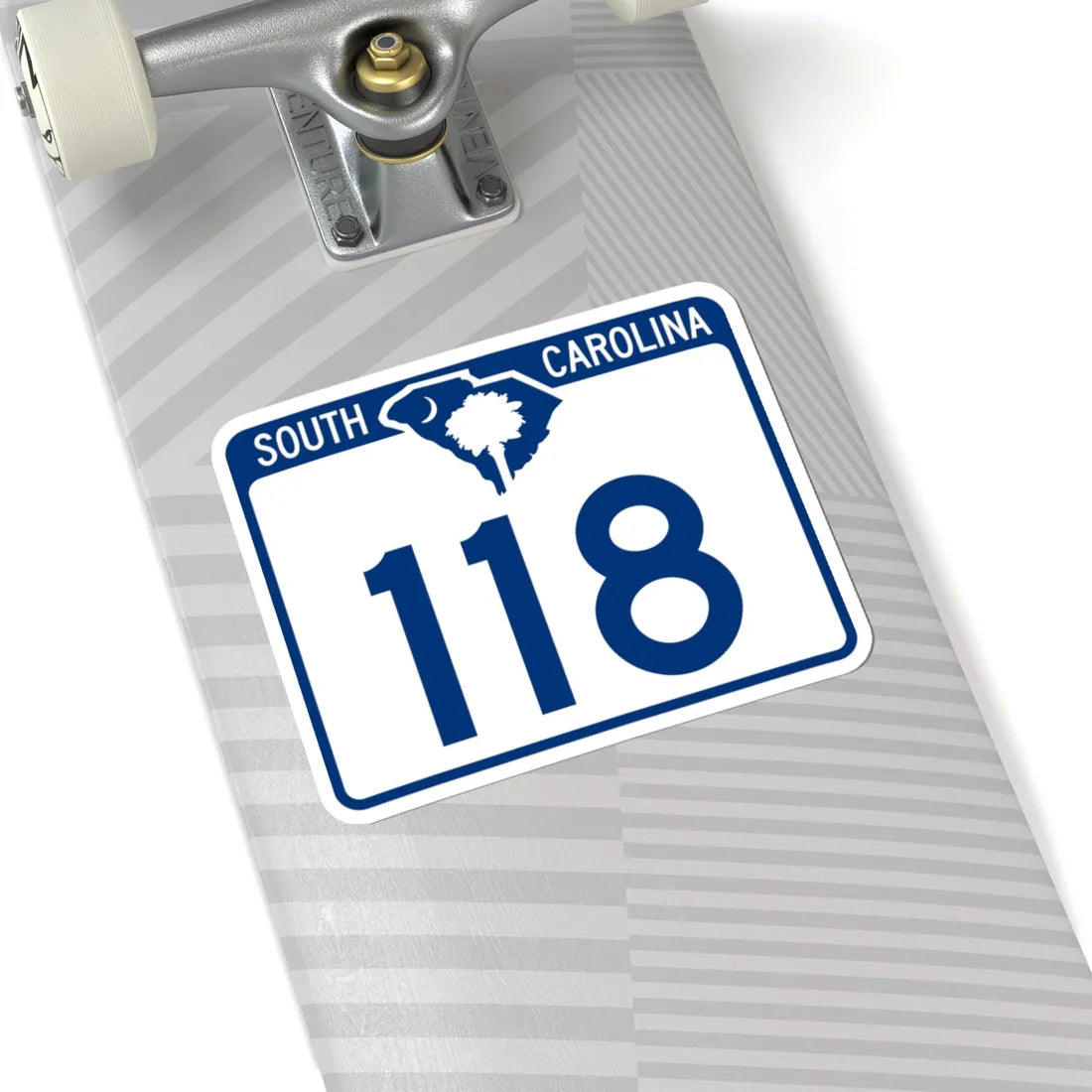 South Carolina 118 (South Carolina) (Road Sign) STICKER Vinyl Kiss-Cut Decal - The Sticker Space