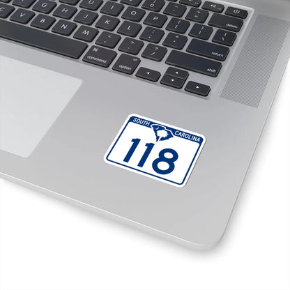 South Carolina 118 (South Carolina) (Road Sign) STICKER Vinyl Kiss-Cut Decal - The Sticker Space