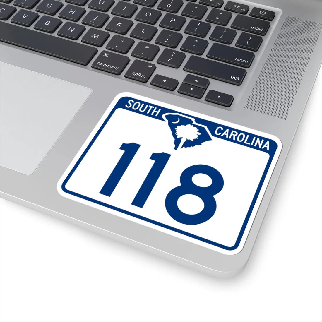 South Carolina 118 (South Carolina) (Road Sign) STICKER Vinyl Kiss-Cut Decal - The Sticker Space