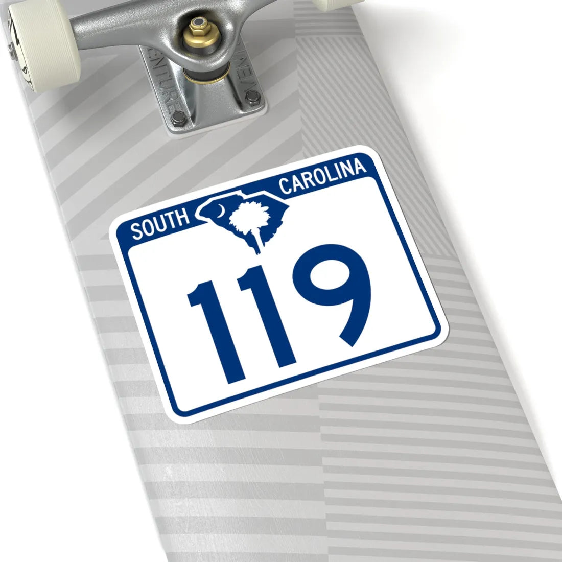 South Carolina 119 (South Carolina) (Road Sign) STICKER Vinyl Kiss-Cut Decal - The Sticker Space