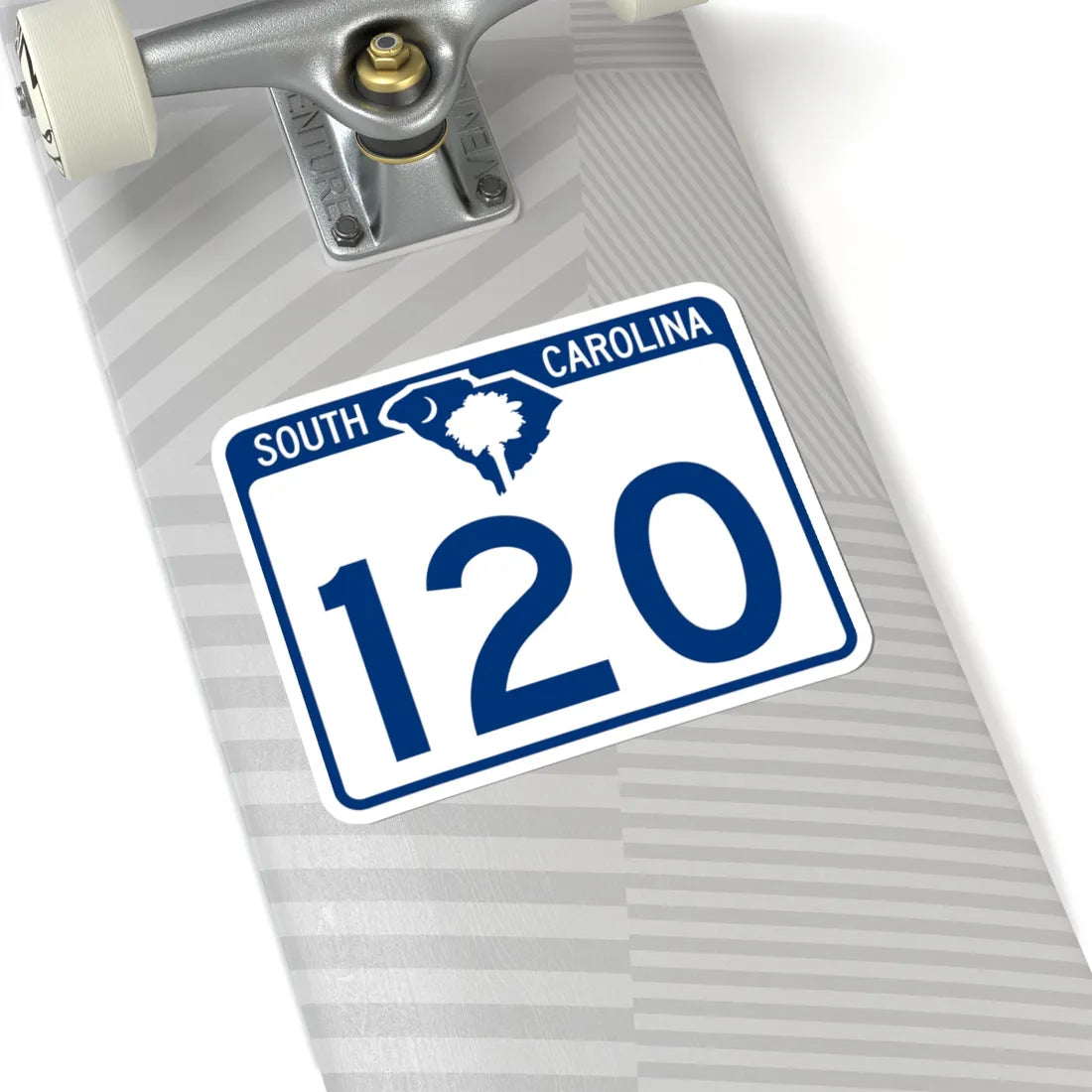 South Carolina 120 (South Carolina) (Road Sign) STICKER Vinyl Kiss-Cut Decal - The Sticker Space