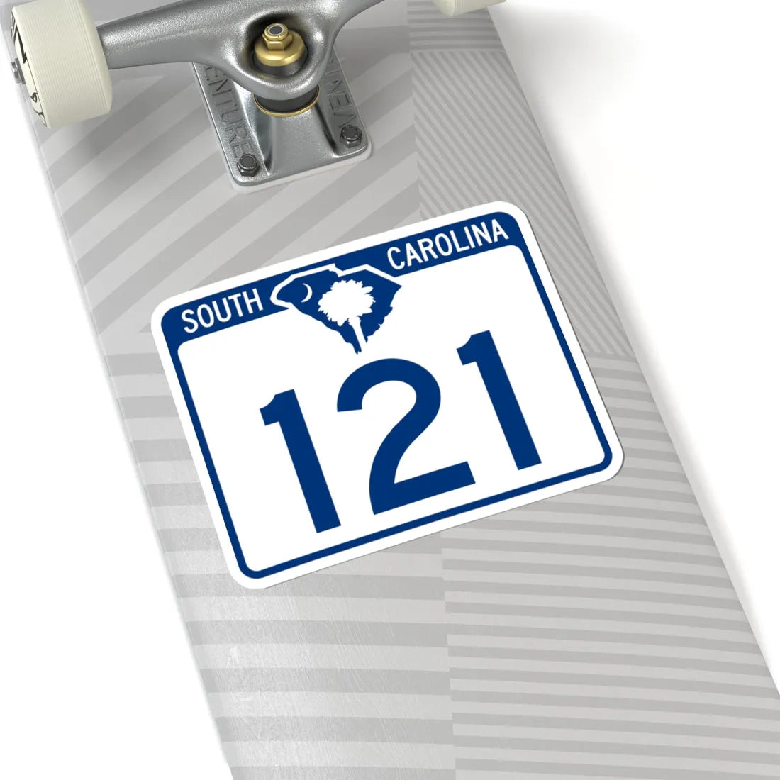 South Carolina 121 (South Carolina) (Road Sign) STICKER Vinyl Kiss-Cut Decal - The Sticker Space
