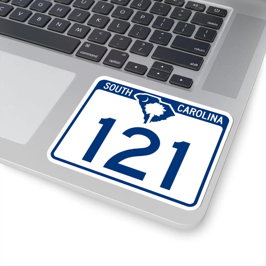 South Carolina 121 (South Carolina) (Road Sign) STICKER Vinyl Kiss-Cut Decal - The Sticker Space