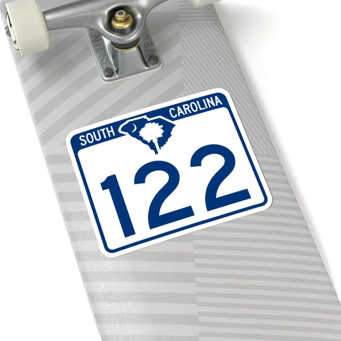 South Carolina 122 (South Carolina) (Road Sign) STICKER Vinyl Kiss-Cut Decal - The Sticker Space