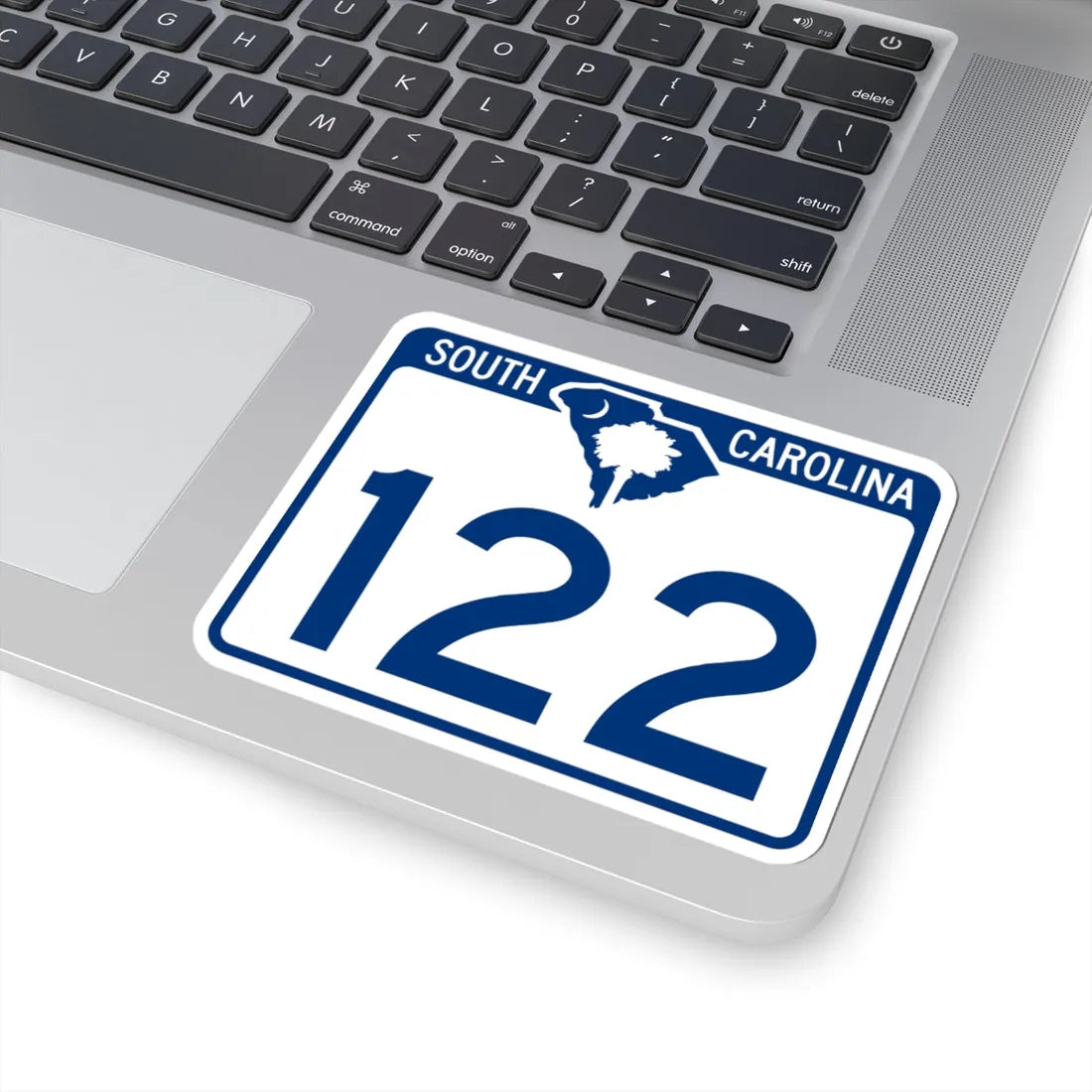 South Carolina 122 (South Carolina) (Road Sign) STICKER Vinyl Kiss-Cut Decal - The Sticker Space