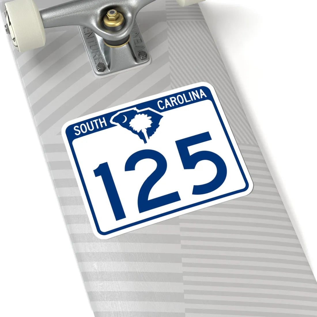 South Carolina 125 (South Carolina) (Road Sign) STICKER Vinyl Kiss-Cut Decal - The Sticker Space