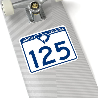 South Carolina 125 (South Carolina) (Road Sign) STICKER Vinyl Kiss-Cut Decal - The Sticker Space