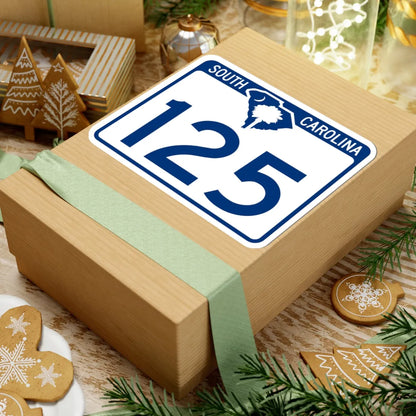 South Carolina 125 (South Carolina) (Road Sign) STICKER Vinyl Kiss-Cut Decal - The Sticker Space