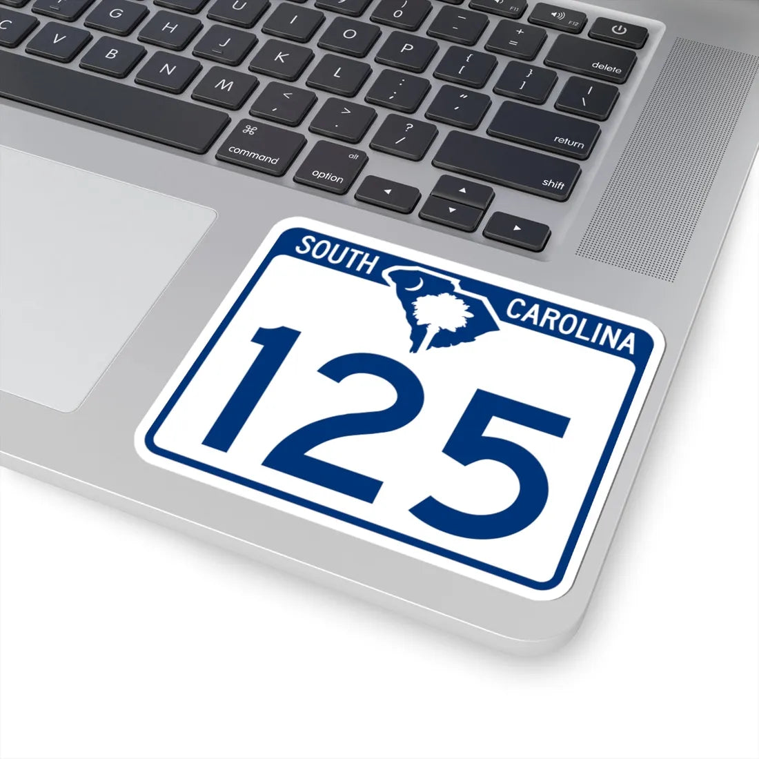 South Carolina 125 (South Carolina) (Road Sign) STICKER Vinyl Kiss-Cut Decal - The Sticker Space