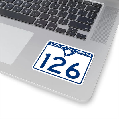 South Carolina 126 (South Carolina) (Road Sign) STICKER Vinyl Kiss-Cut Decal - The Sticker Space