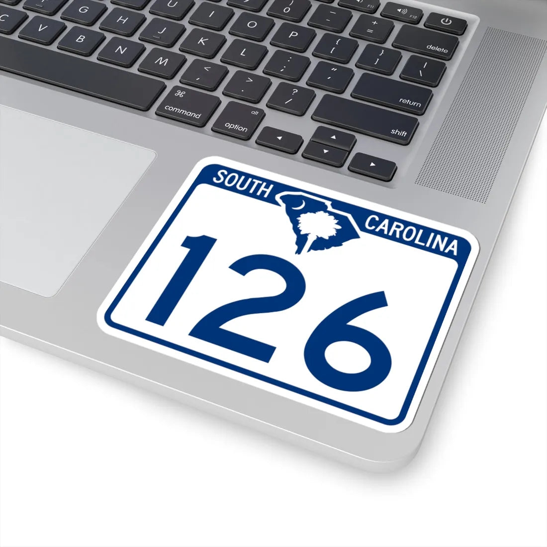 South Carolina 126 (South Carolina) (Road Sign) STICKER Vinyl Kiss-Cut Decal - The Sticker Space
