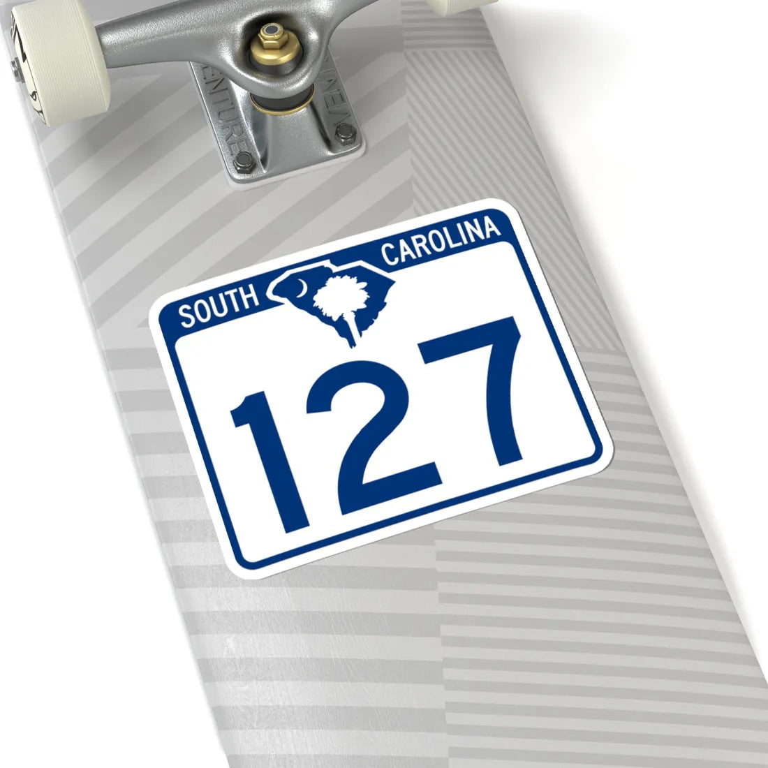 South Carolina 127 (South Carolina) (Road Sign) STICKER Vinyl Kiss-Cut Decal - The Sticker Space