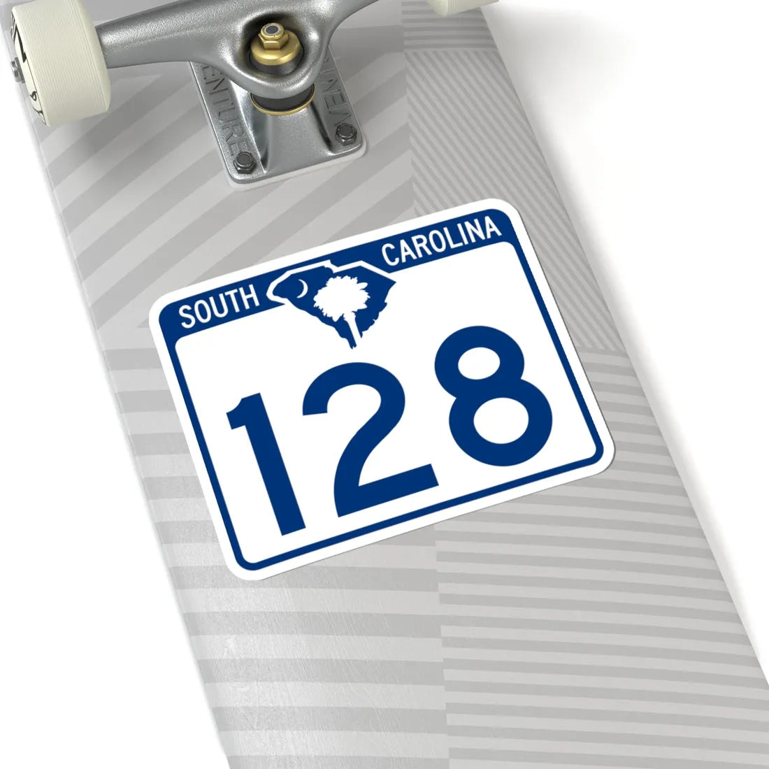 South Carolina 128 (South Carolina) (Road Sign) STICKER Vinyl Kiss-Cut Decal - The Sticker Space