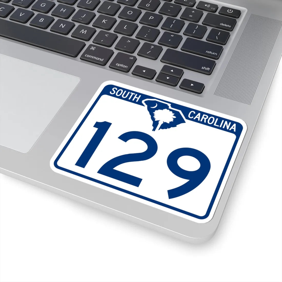 South Carolina 129 (South Carolina) (Road Sign) STICKER Vinyl Kiss-Cut Decal - The Sticker Space