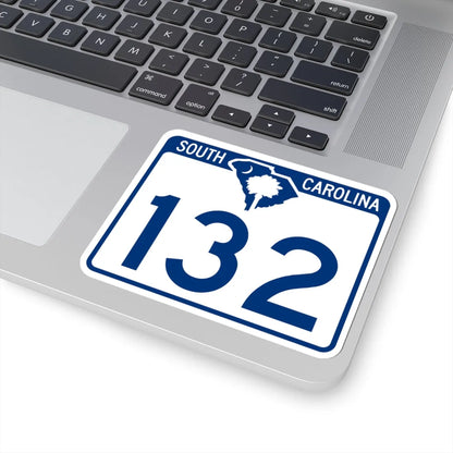 South Carolina 132 (South Carolina) (Road Sign) STICKER Vinyl Kiss-Cut Decal - The Sticker Space