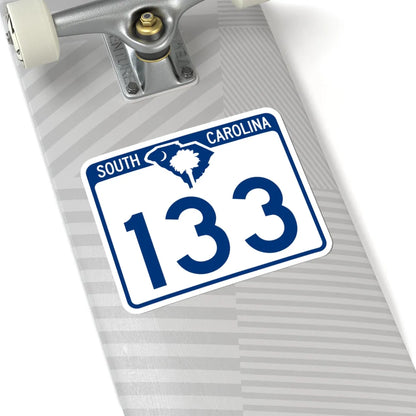 South Carolina 133 (South Carolina) (Road Sign) STICKER Vinyl Kiss-Cut Decal - The Sticker Space