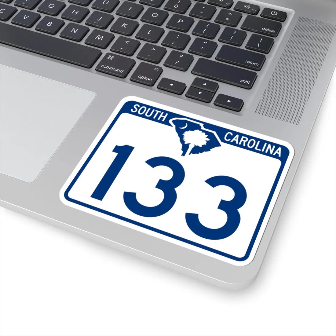 South Carolina 133 (South Carolina) (Road Sign) STICKER Vinyl Kiss-Cut Decal - The Sticker Space