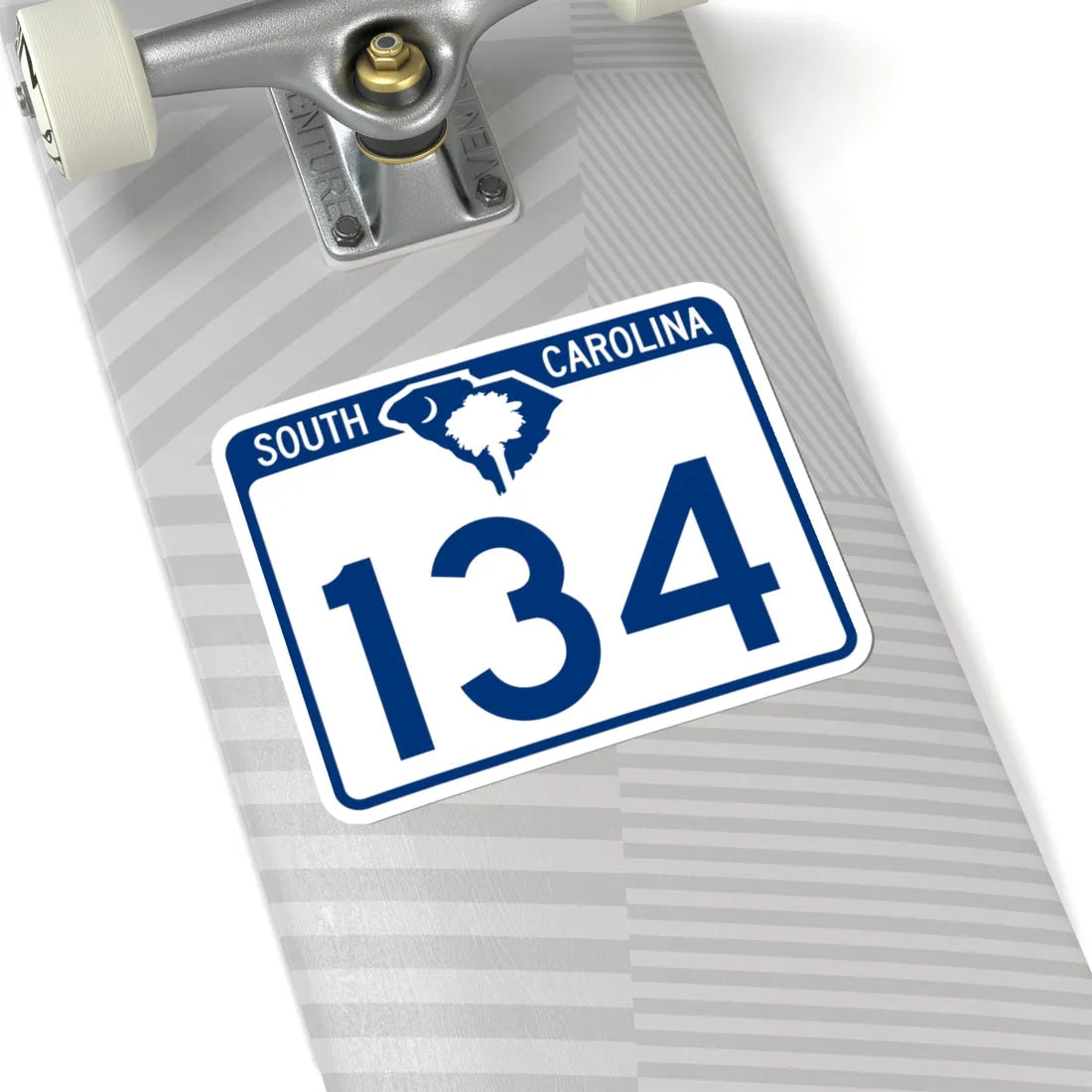 South Carolina 134 (South Carolina) (Road Sign) STICKER Vinyl Kiss-Cut Decal - The Sticker Space