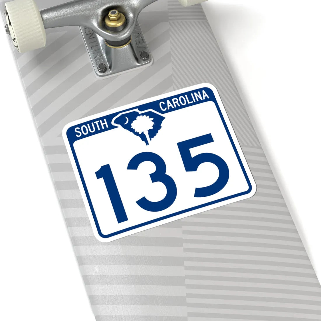 South Carolina 135 (South Carolina) (Road Sign) STICKER Vinyl Kiss-Cut Decal - The Sticker Space