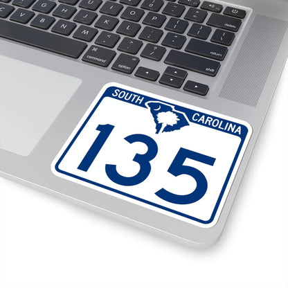 South Carolina 135 (South Carolina) (Road Sign) STICKER Vinyl Kiss-Cut Decal - The Sticker Space