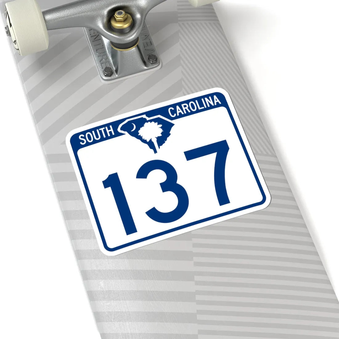 South Carolina 137 (South Carolina) (Road Sign) STICKER Vinyl Kiss-Cut Decal - The Sticker Space