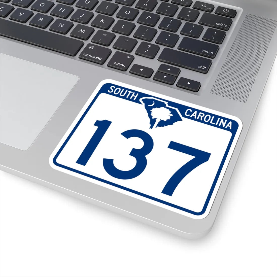 South Carolina 137 (South Carolina) (Road Sign) STICKER Vinyl Kiss-Cut Decal - The Sticker Space