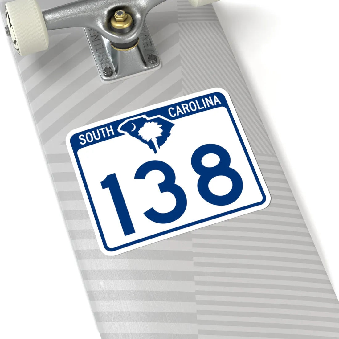 South Carolina 138 (South Carolina) (Road Sign) STICKER Vinyl Kiss-Cut Decal - The Sticker Space