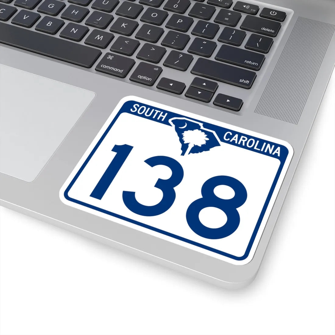 South Carolina 138 (South Carolina) (Road Sign) STICKER Vinyl Kiss-Cut Decal - The Sticker Space