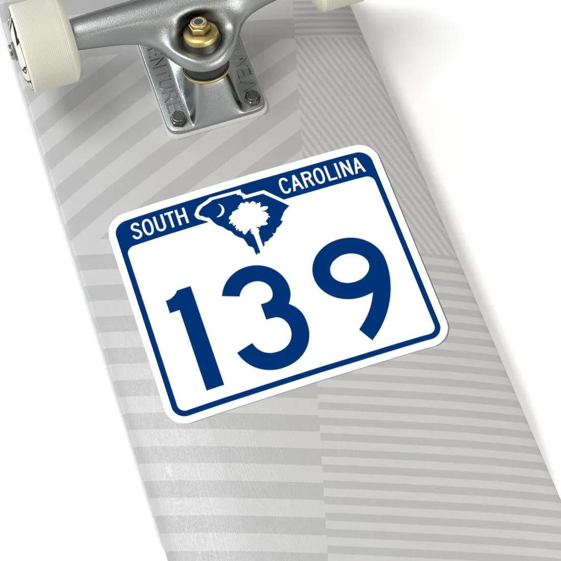 South Carolina 139 (South Carolina) (Road Sign) STICKER Vinyl Kiss-Cut Decal - The Sticker Space