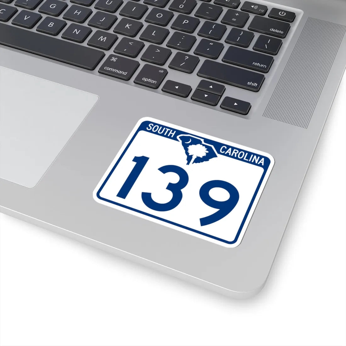 South Carolina 139 (South Carolina) (Road Sign) STICKER Vinyl Kiss-Cut Decal - The Sticker Space