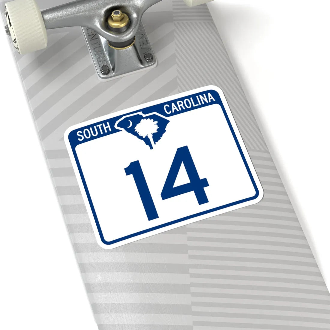 South Carolina 14 (South Carolina) (Road Sign) STICKER Vinyl Kiss-Cut Decal - The Sticker Space