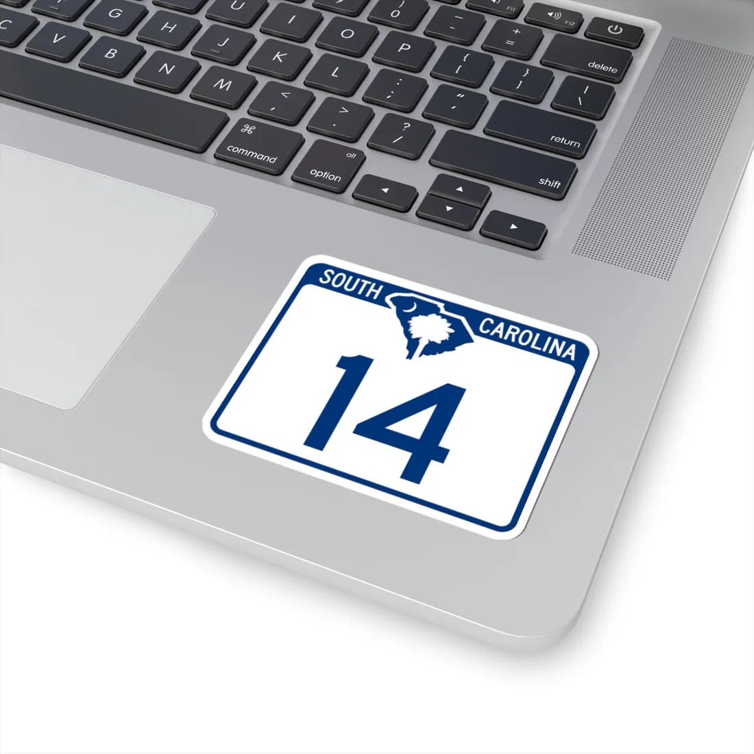 South Carolina 14 (South Carolina) (Road Sign) STICKER Vinyl Kiss-Cut Decal - The Sticker Space