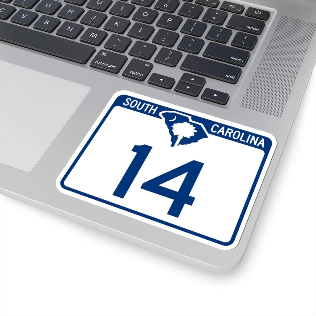 South Carolina 14 (South Carolina) (Road Sign) STICKER Vinyl Kiss-Cut Decal - The Sticker Space