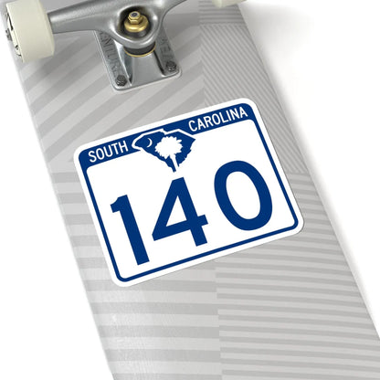 South Carolina 140 (South Carolina) (Road Sign) STICKER Vinyl Kiss-Cut Decal - The Sticker Space